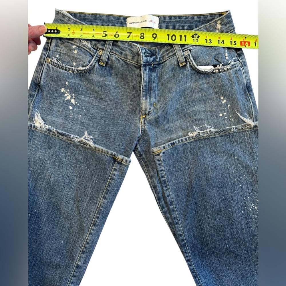 Paper denim & cloth jeans 28 boho retro vintage flare - Picture 8 of 16